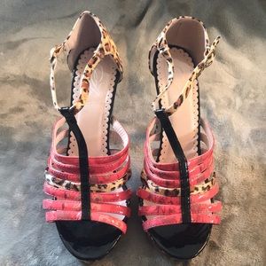 Annie Pinky Heels Size 9